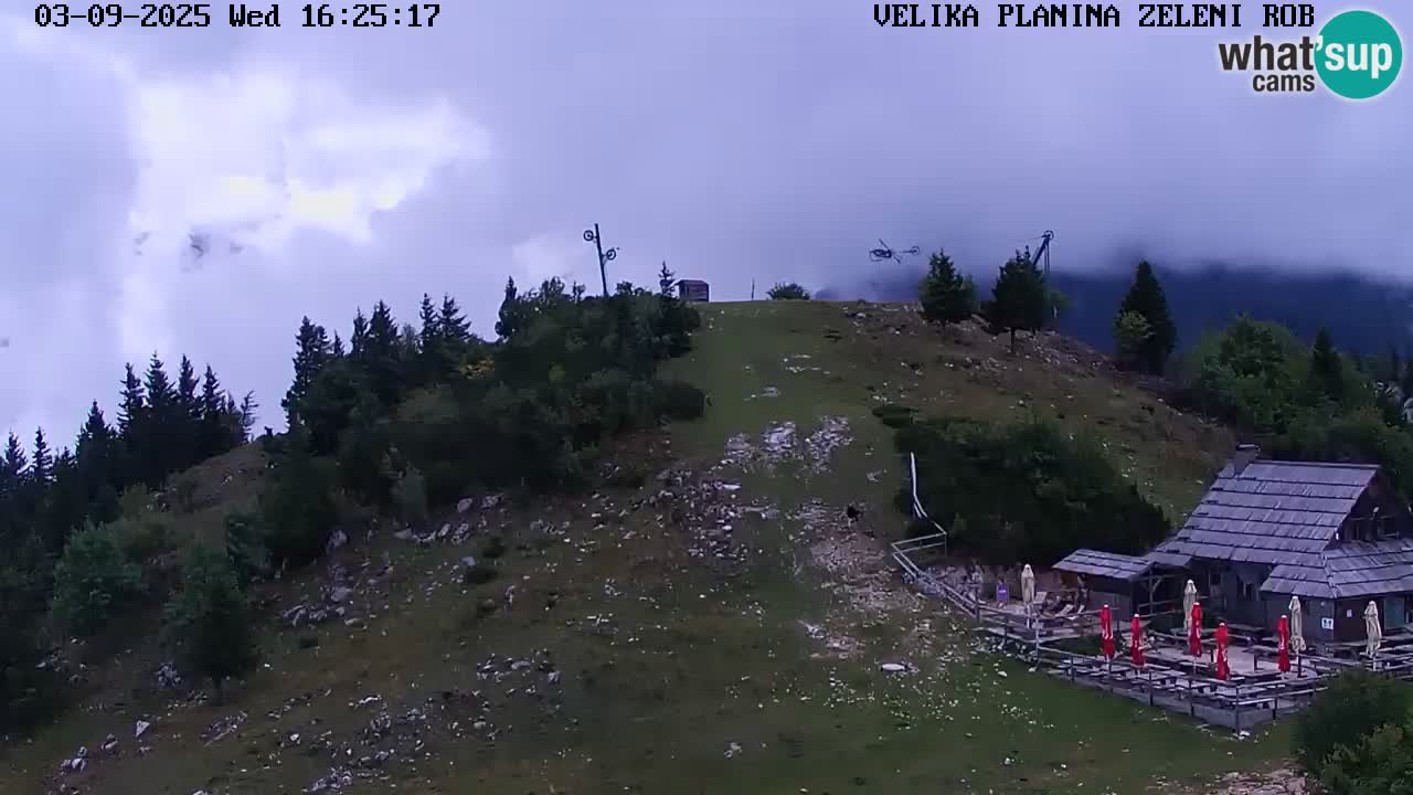Zeleni Rob – Webcam live | Velika Planina