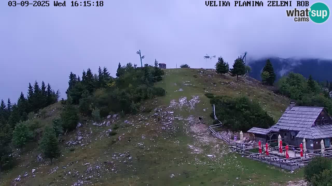Zeleni Rob – Webcam live | Velika Planina