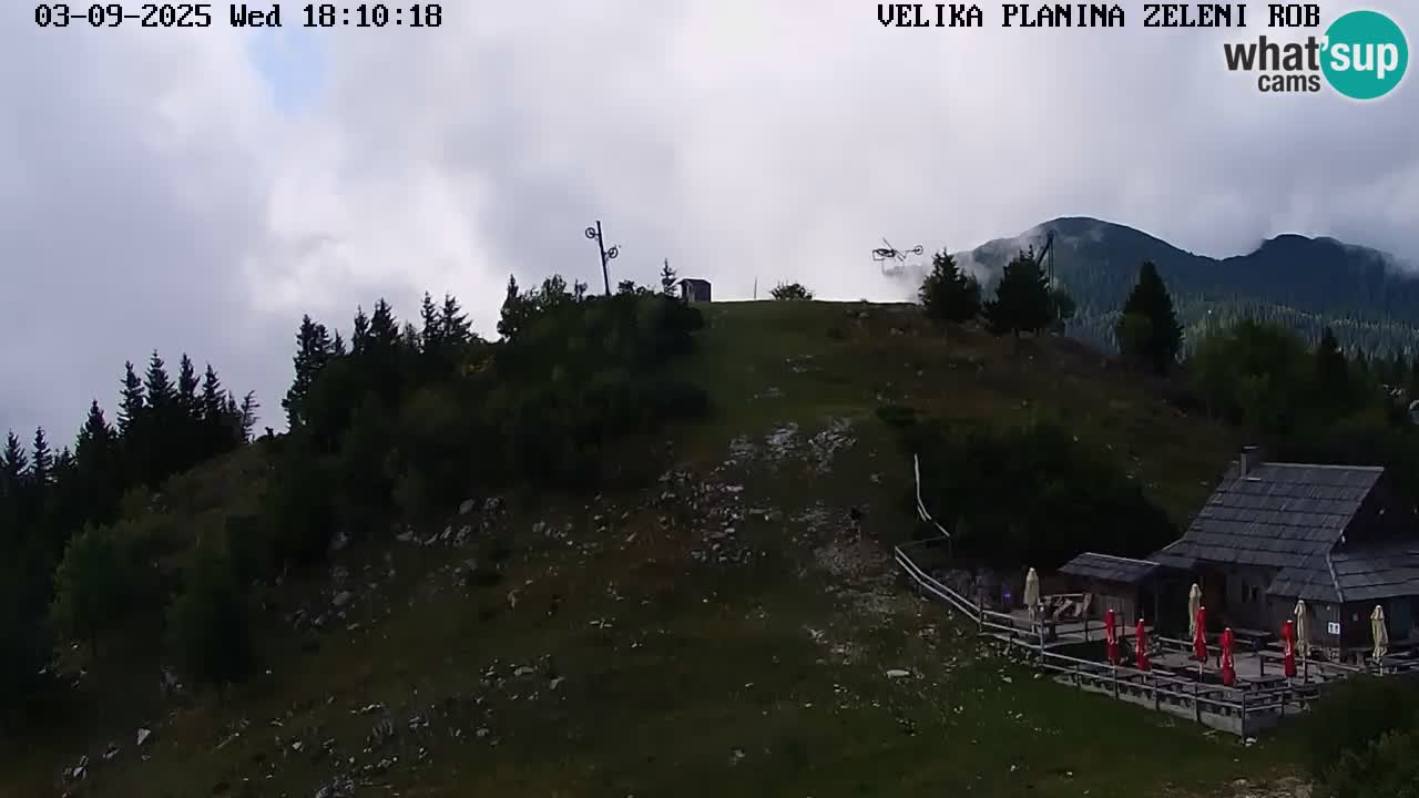 Zeleni Rob – Webcam live | Velika Planina
