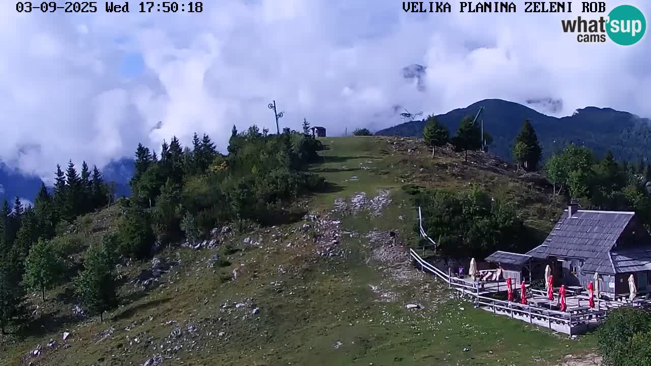 Zeleni Rob | Webcam live Velika Planina