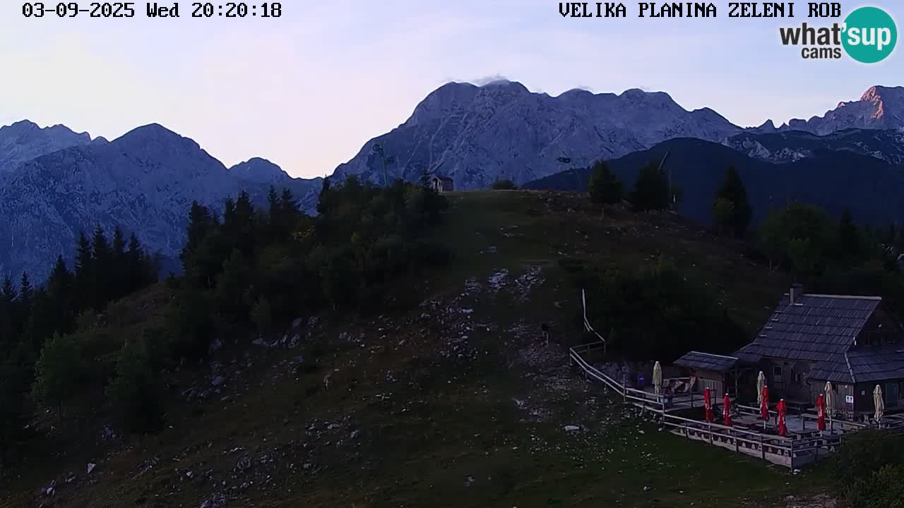 Zeleni Rob – Webcam live | Velika Planina