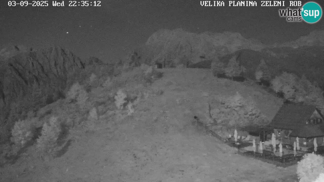 Zeleni Rob | Web kamera Velika Planina