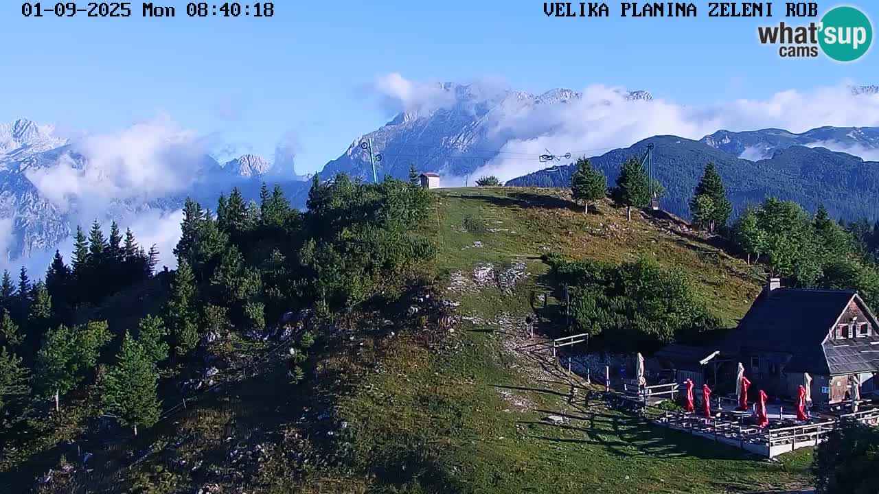 Zeleni Rob – Webcam live | Velika Planina