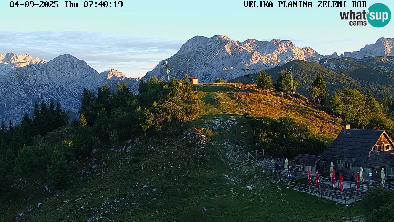 Zeleni Rob | Webcam live Velika Planina