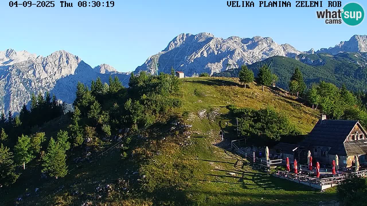 Zeleni Rob | Webcam live Velika Planina