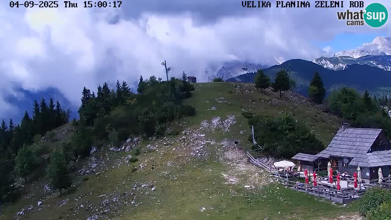 Zeleni Rob | Web kamera Velika Planina