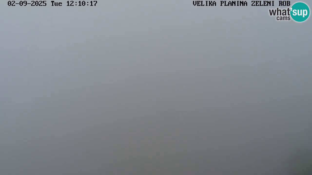 Zeleni Rob – kamera v živo | Velika Planina