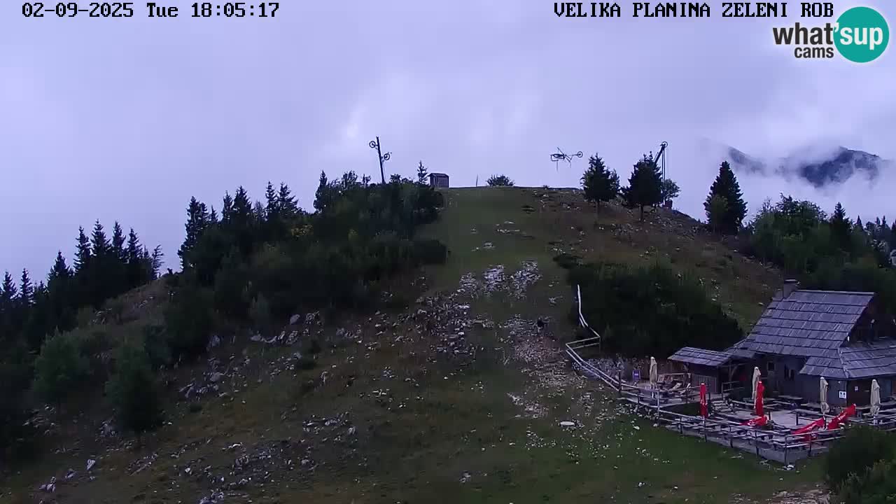Zeleni Rob – Webcam live | Velika Planina