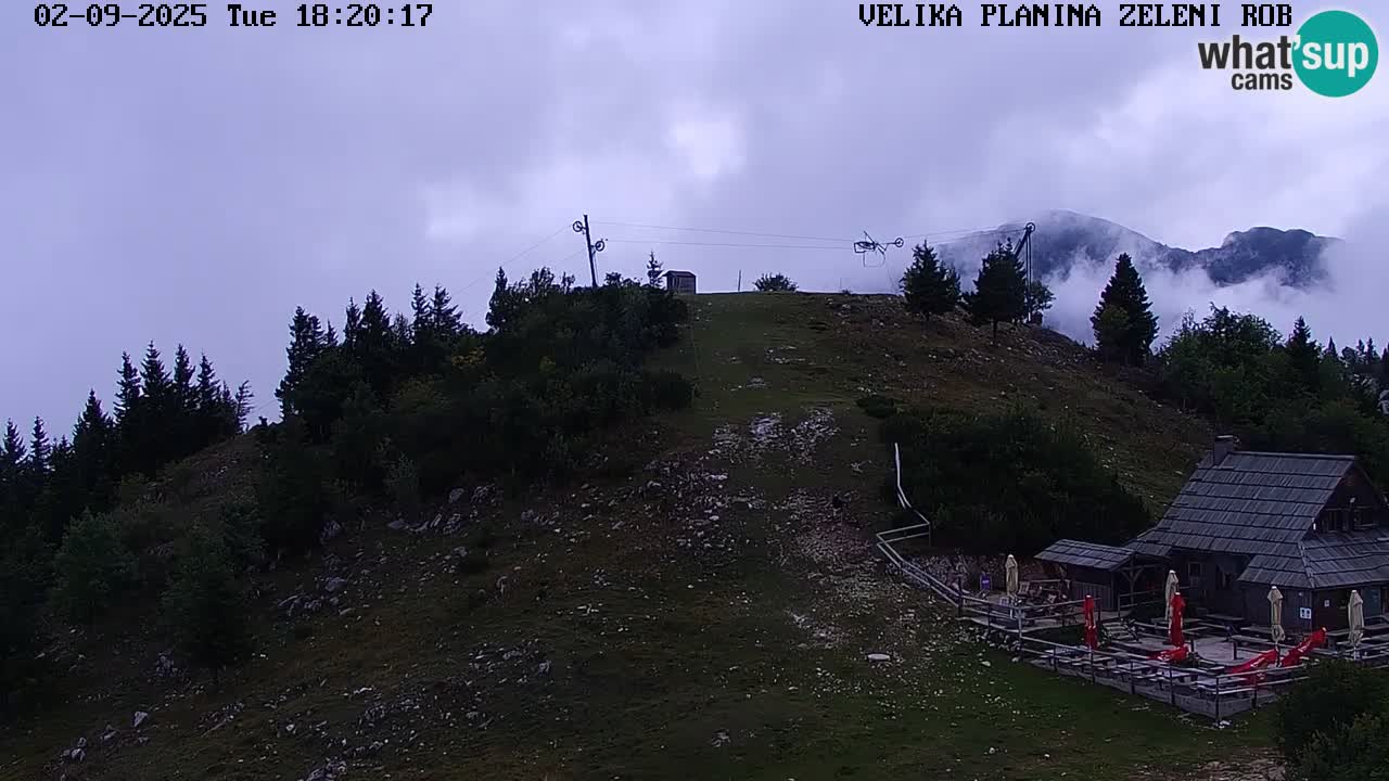 Zeleni Rob – Webcam live | Velika Planina