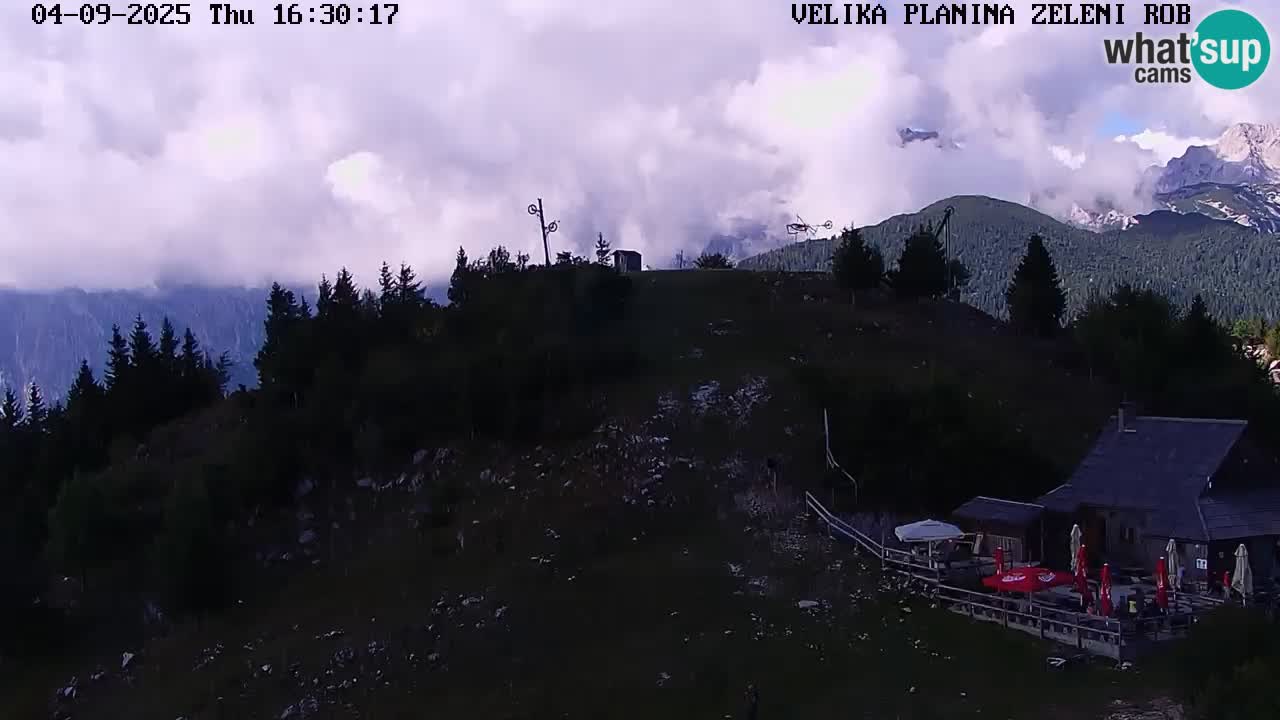 Zeleni Rob | Web kamera Velika Planina