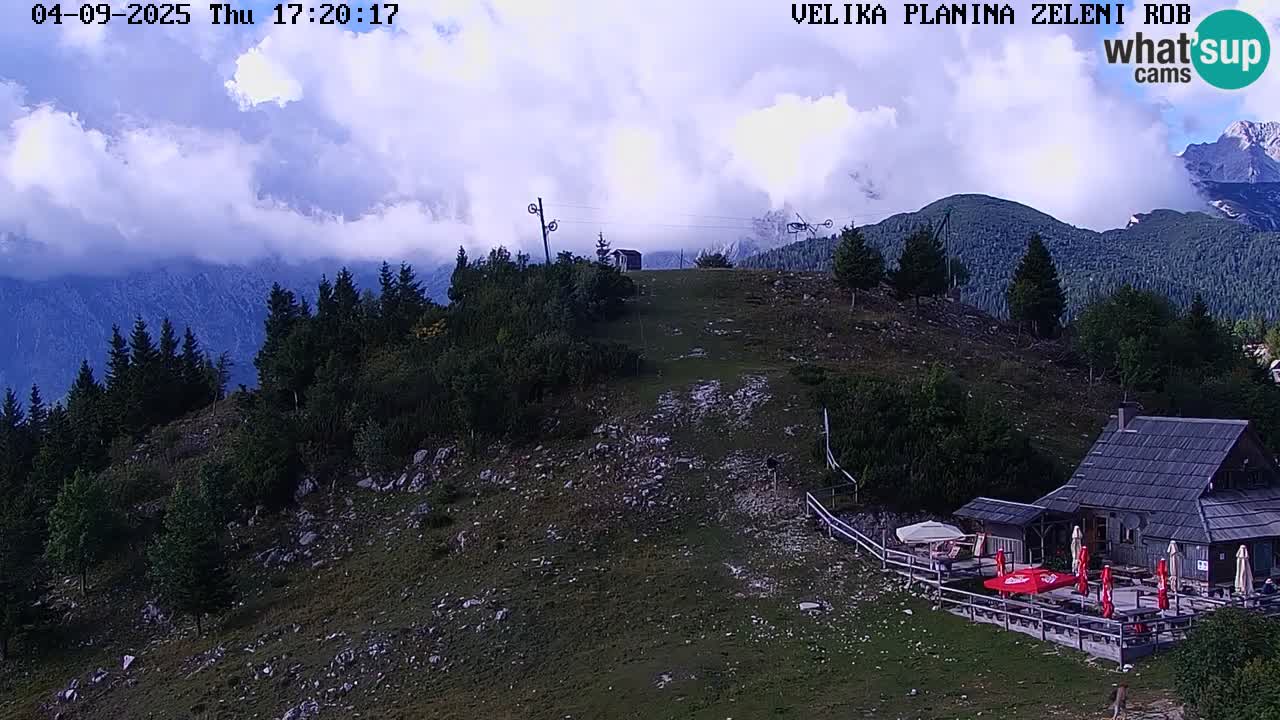 Zeleni Rob – Webcam live | Velika Planina