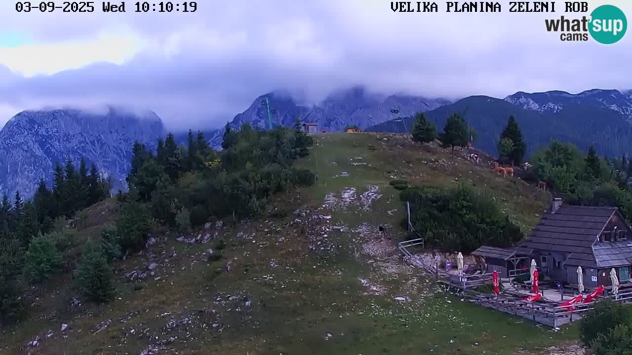 Zeleni Rob – Webcam live | Velika Planina