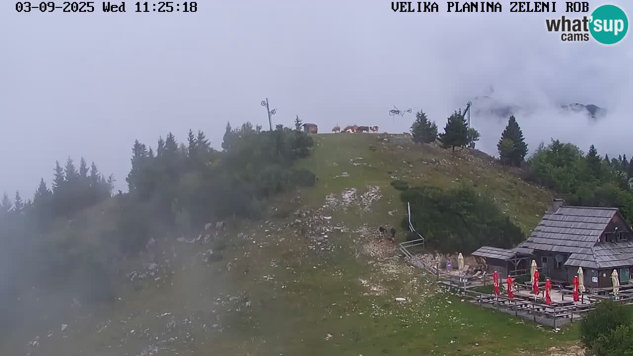 Zeleni Rob – Webcam live | Velika Planina