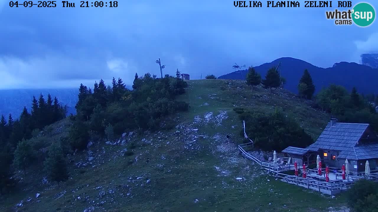 Zeleni Rob – Webcam live | Velika Planina