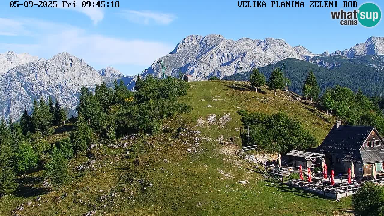 Zeleni Rob – Webcam live | Velika Planina