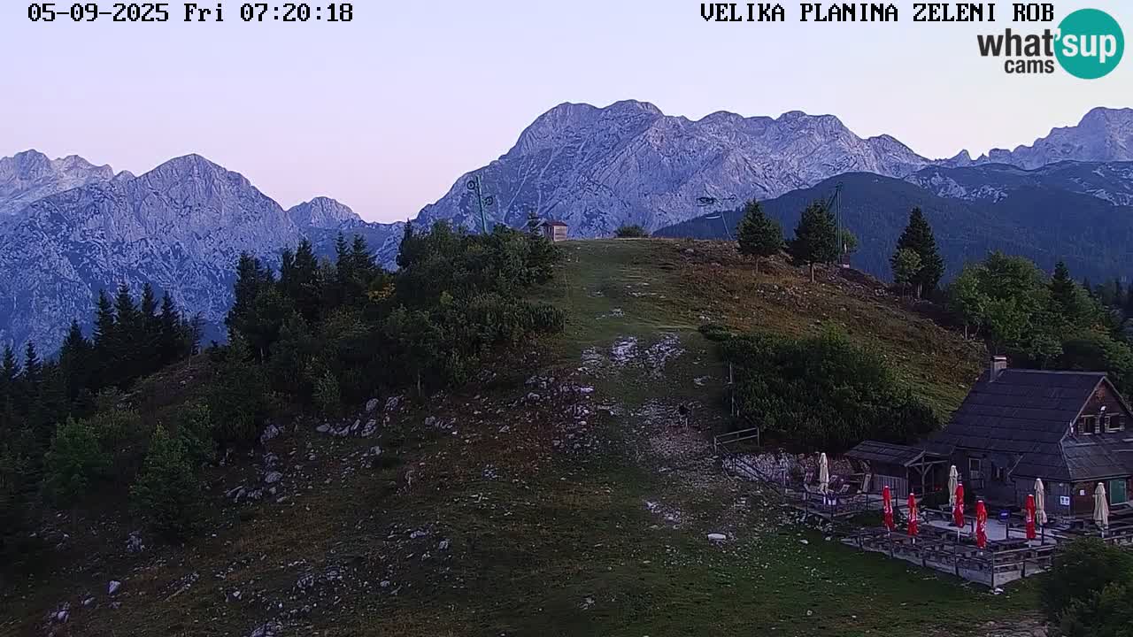 Zeleni Rob | Web kamera Velika Planina