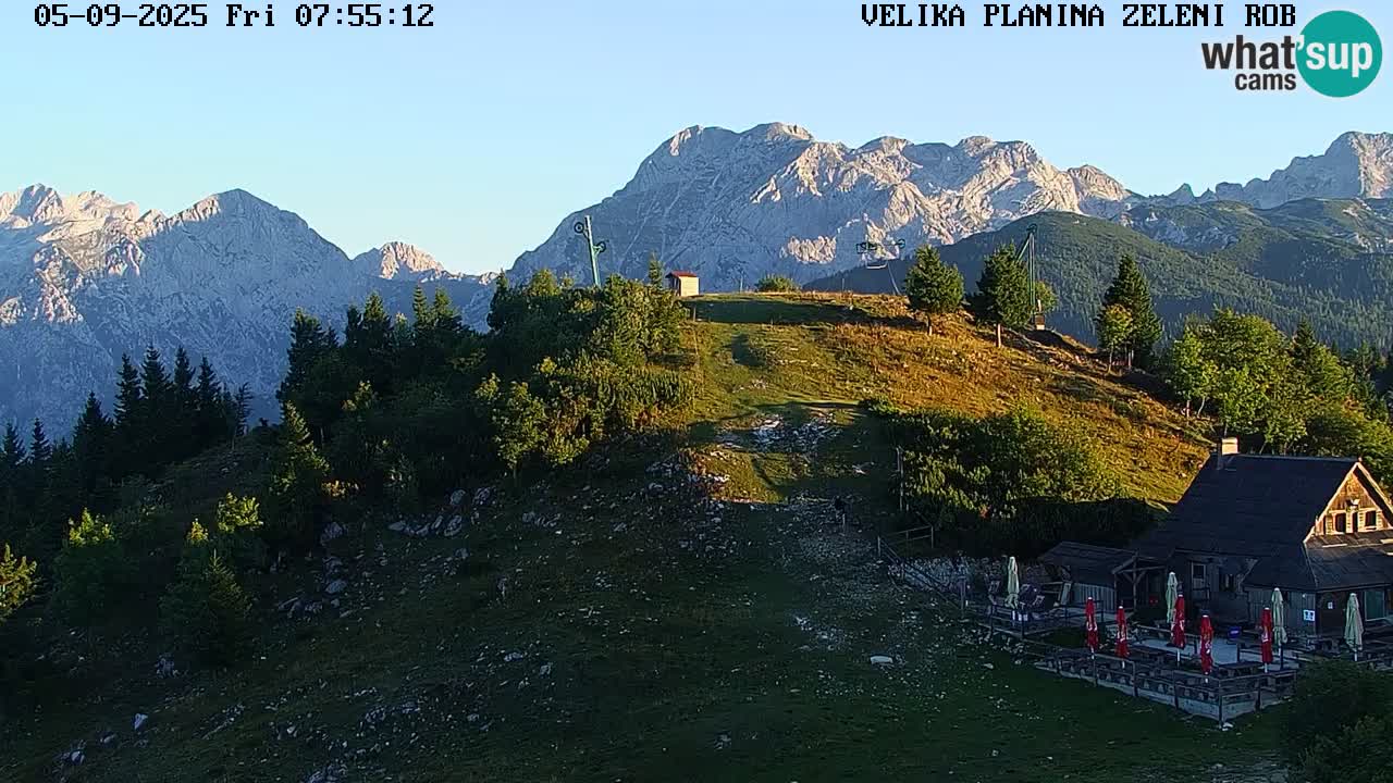 Zeleni Rob | Webcam live Velika Planina