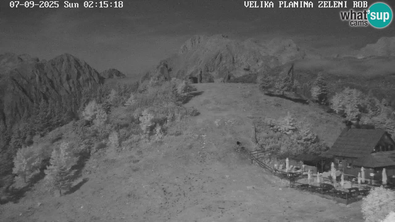 Zeleni Rob | Web kamera Velika Planina