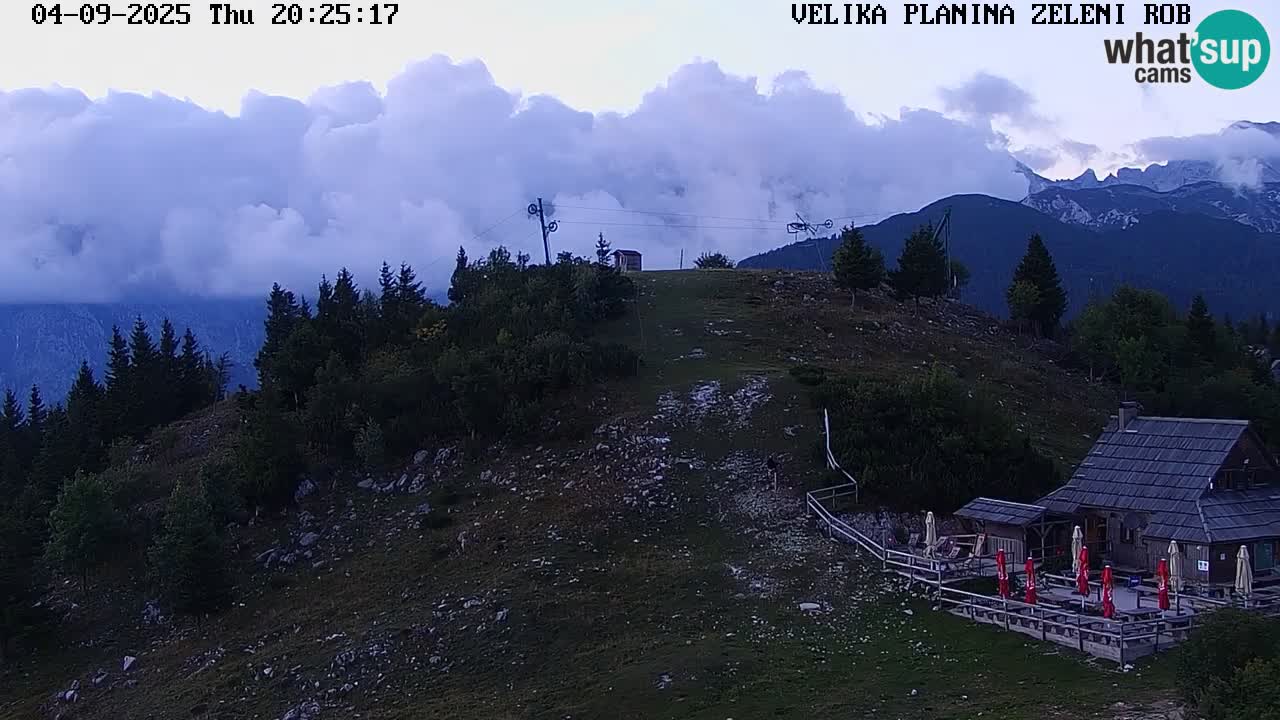 Zeleni Rob – Webcam live | Velika Planina