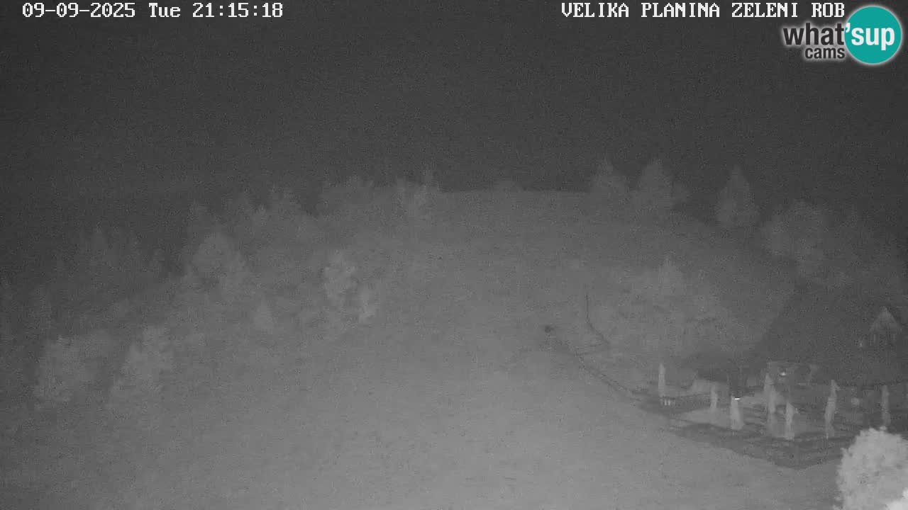 Zeleni Rob – kamera v živo | Velika Planina