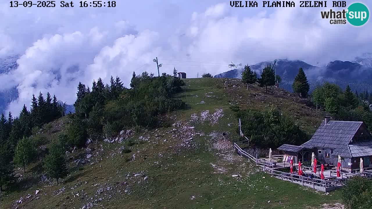 Zeleni Rob – Webcam live | Velika Planina
