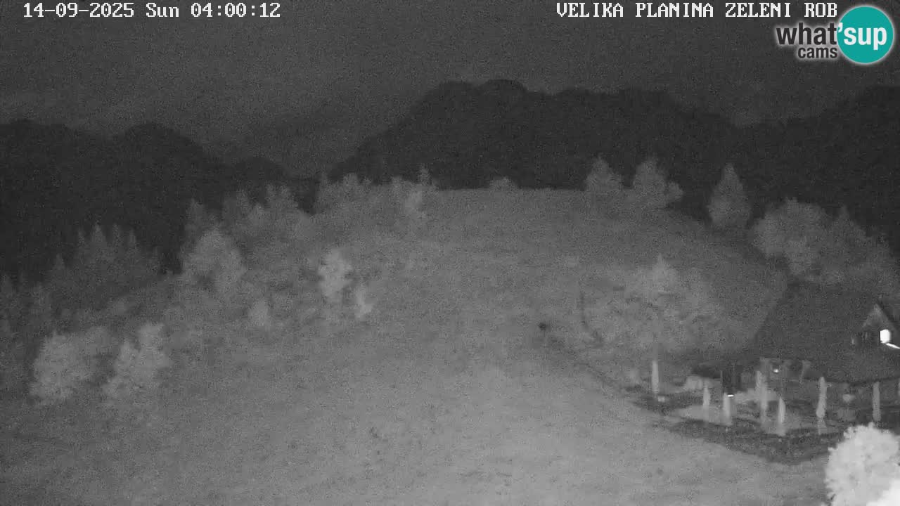 Zeleni Rob | Web kamera Velika Planina