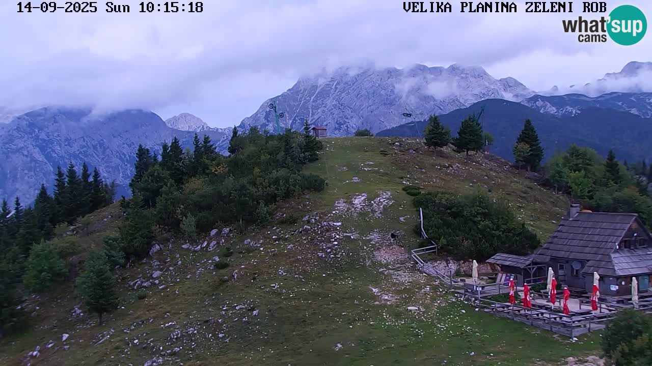 Zeleni Rob | Webcam live Velika Planina