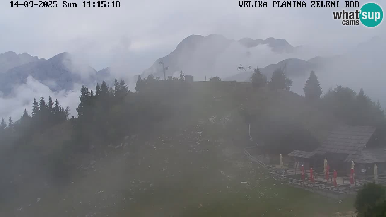 Zeleni Rob – Webcam live | Velika Planina