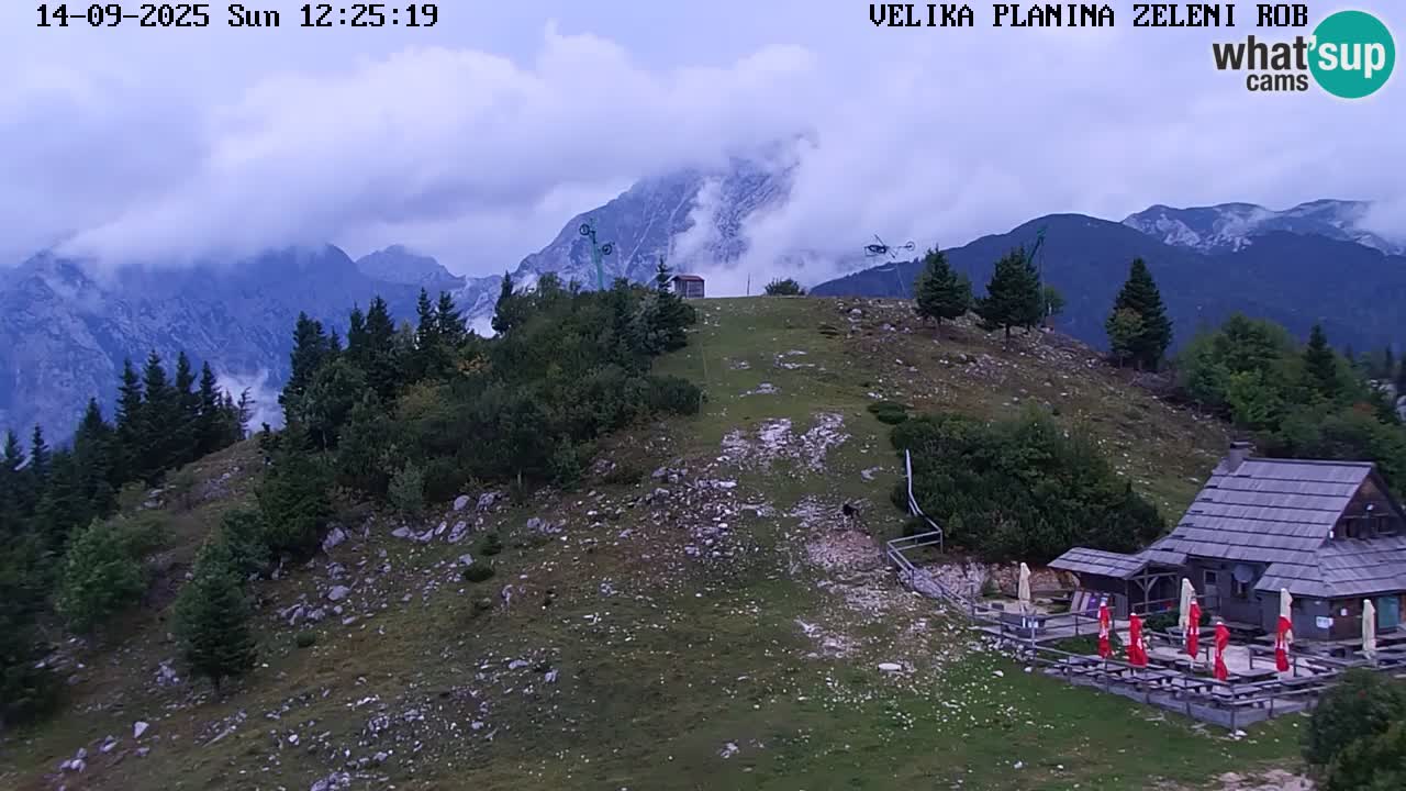Zeleni Rob | Webcam live Velika Planina