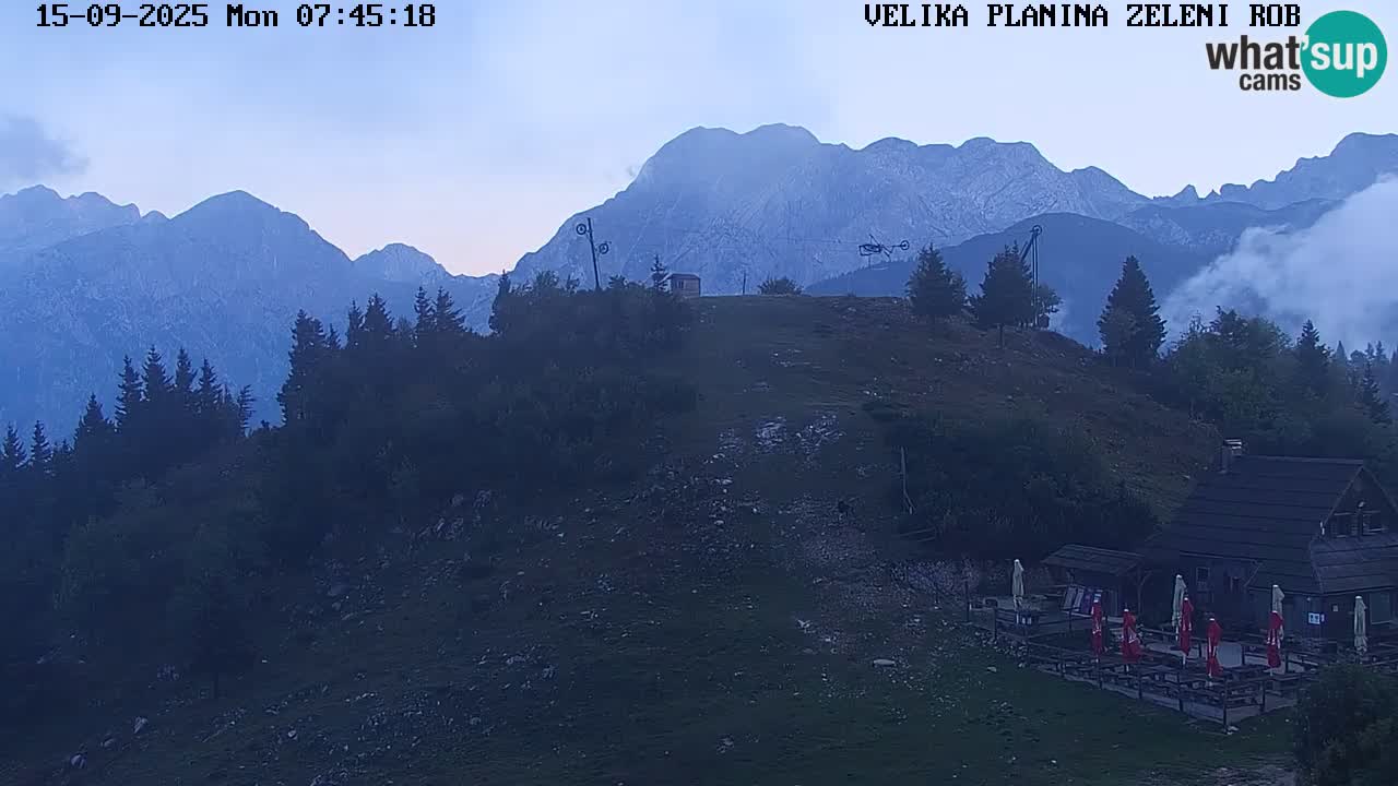Zeleni Rob – Webcam live | Velika Planina