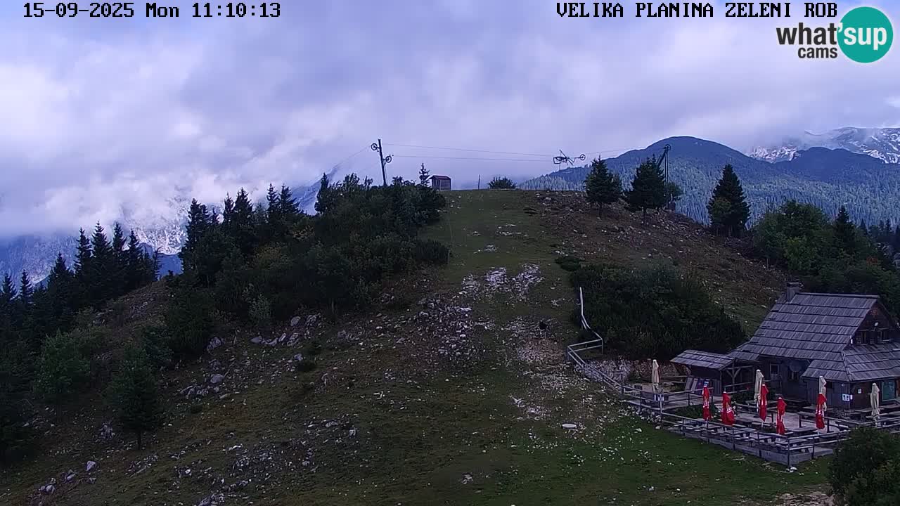 Zeleni Rob – Webcam live | Velika Planina