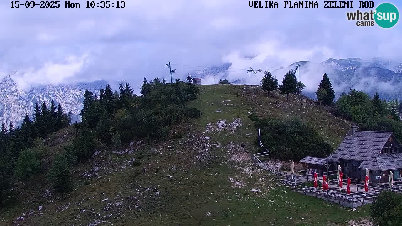 Zeleni Rob | Web kamera Velika Planina