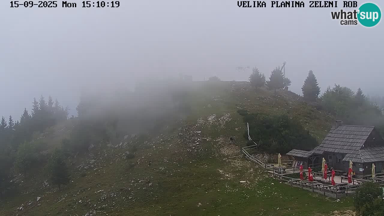 Zeleni Rob – Webcam live | Velika Planina
