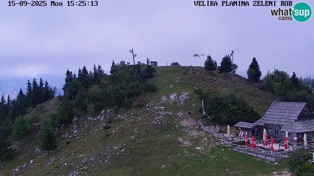 Zeleni Rob | Webcam live Velika Planina