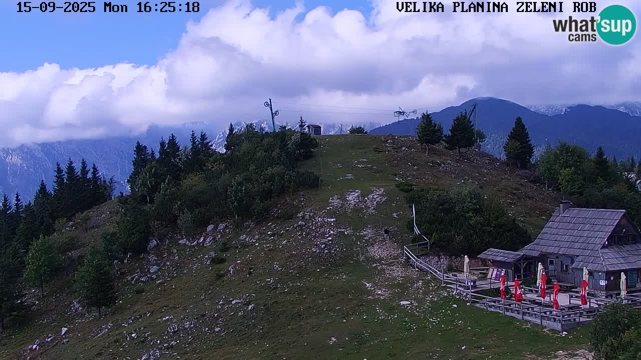 Zeleni Rob – Webcam live | Velika Planina