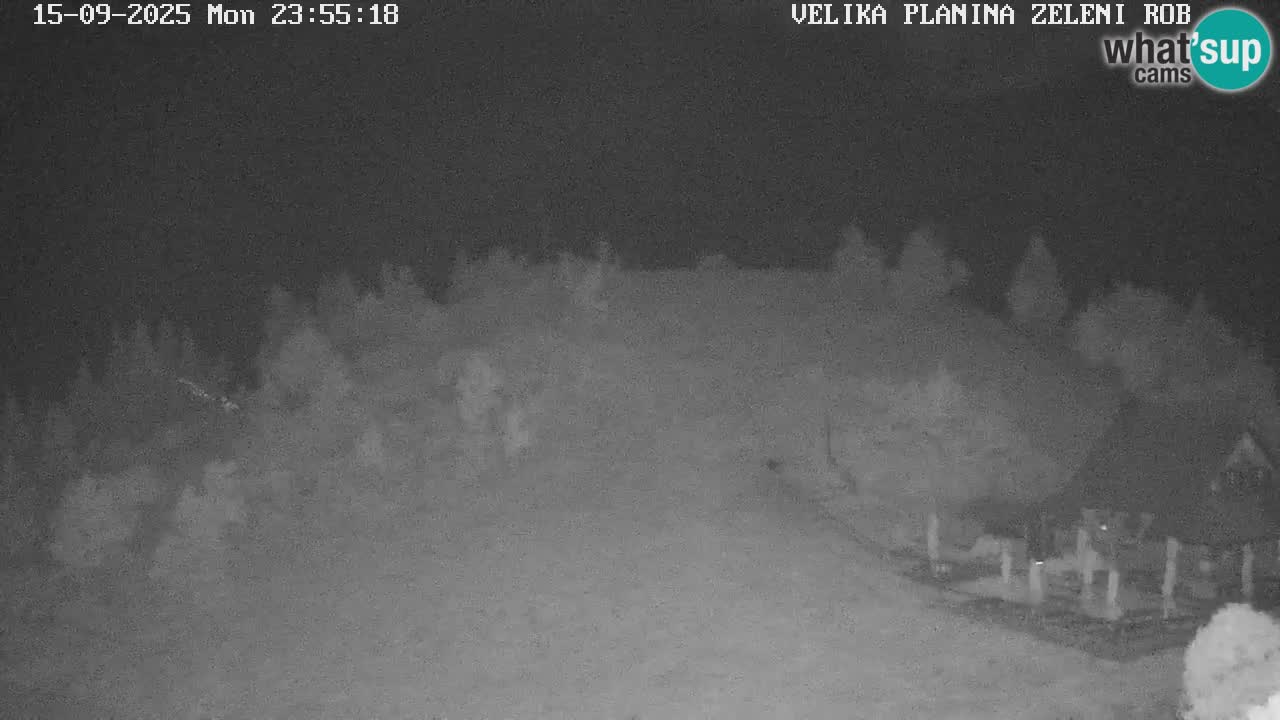 Zeleni Rob – kamera v živo | Velika Planina