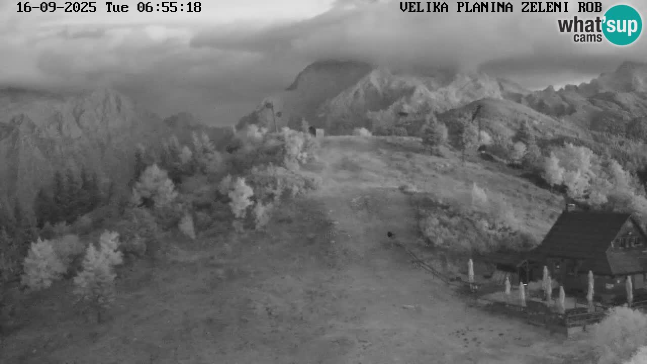 Zeleni Rob | Webcam en vivo Velika Planina