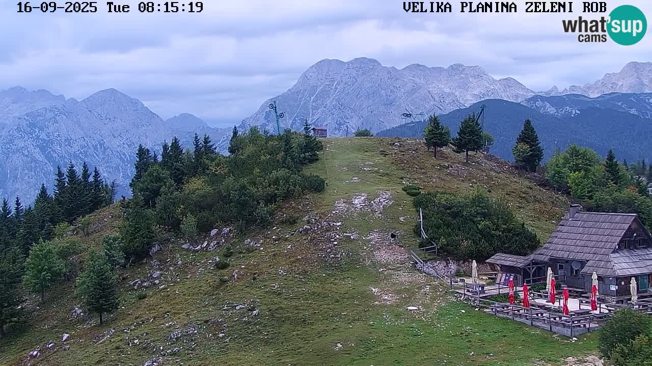 Zeleni Rob – Webcam live | Velika Planina