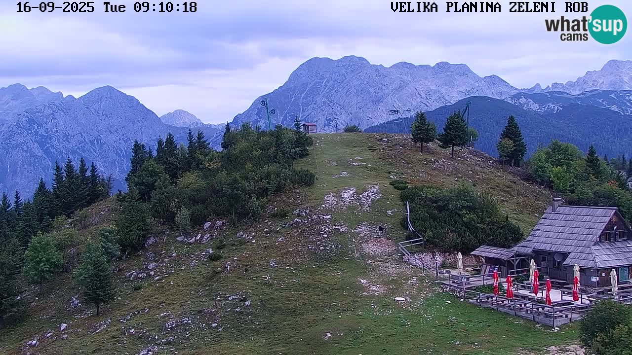 Zeleni Rob – Webcam live | Velika Planina