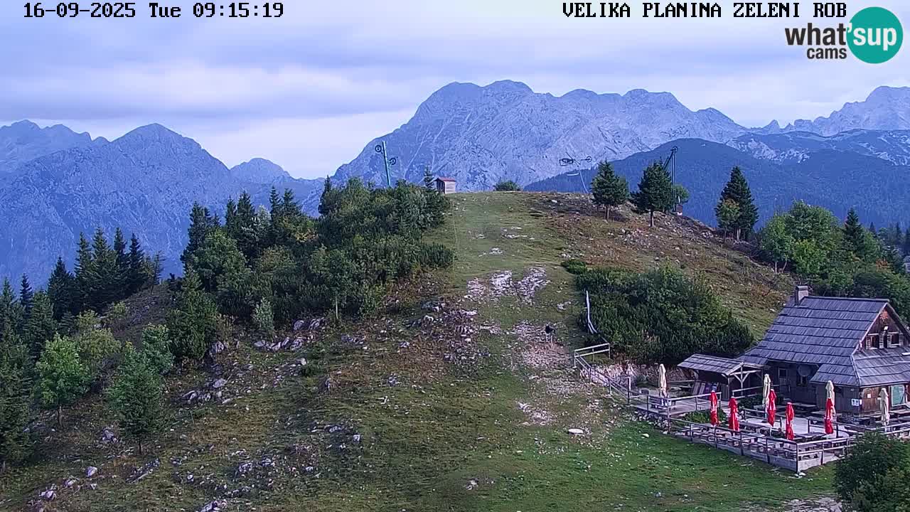 Zeleni Rob – Webcam live | Velika Planina