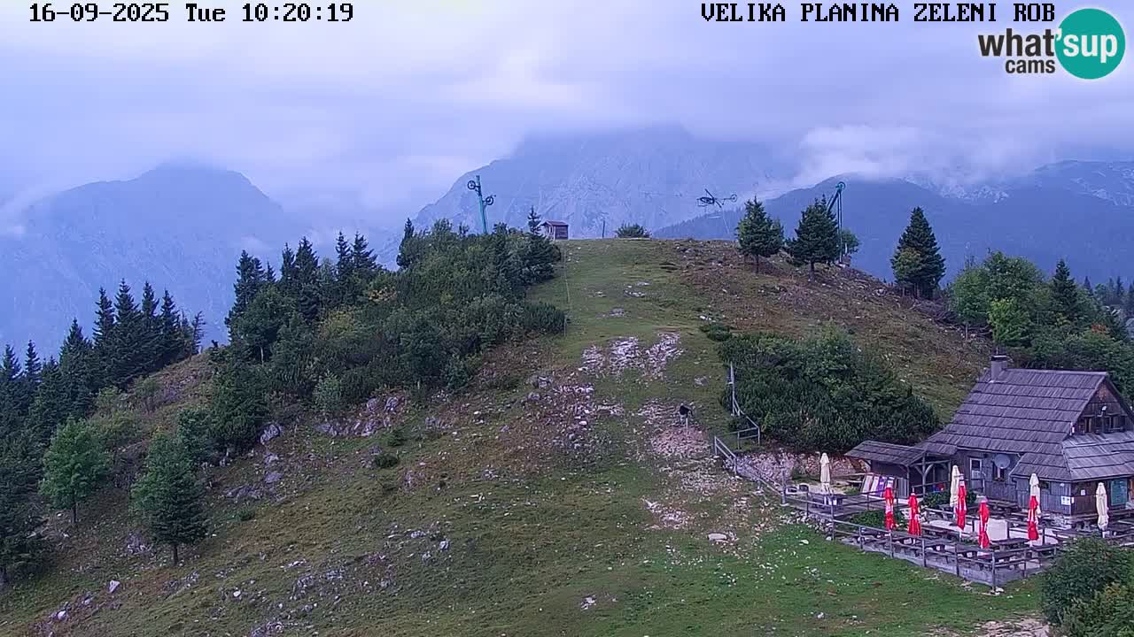 Zeleni Rob | Webcam live Velika Planina