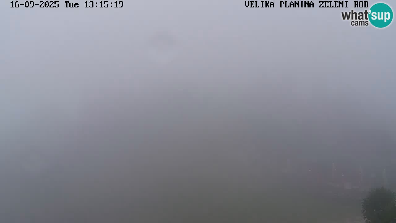 Zeleni Rob – kamera v živo | Velika Planina