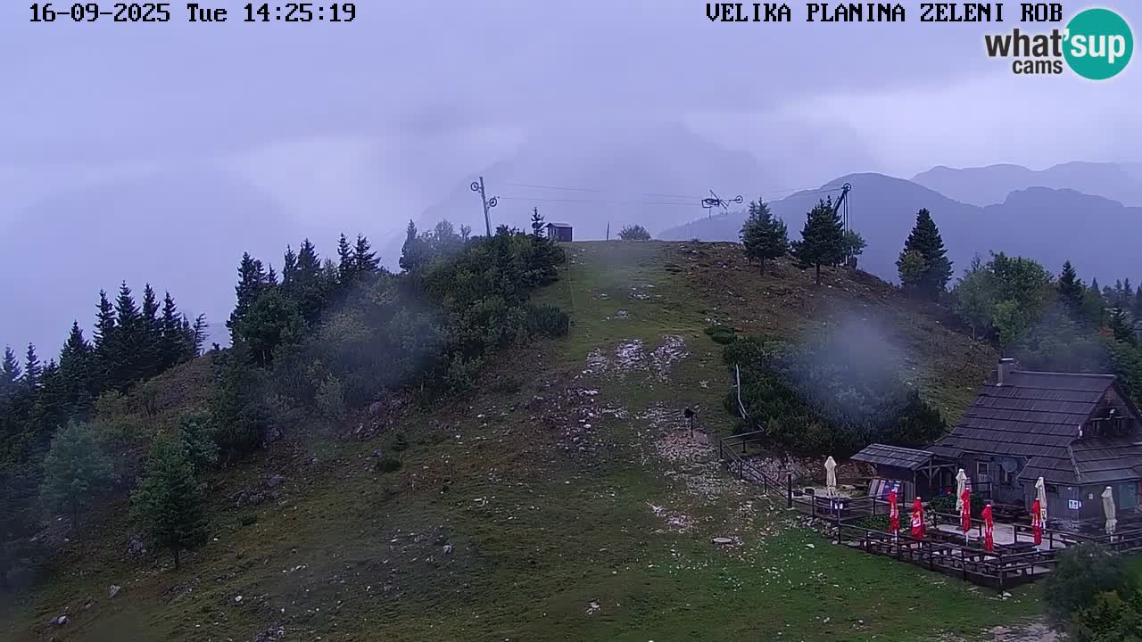 Zeleni Rob | Web kamera Velika Planina