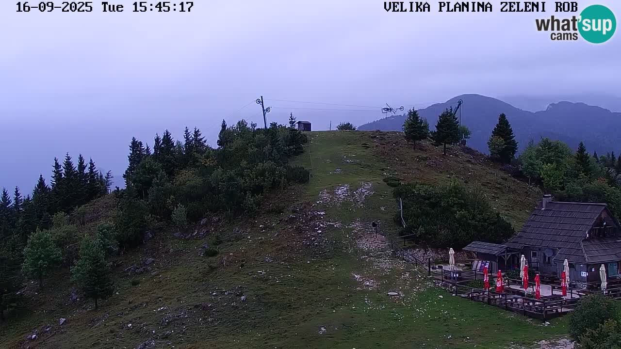 Zeleni Rob – Webcam live | Velika Planina