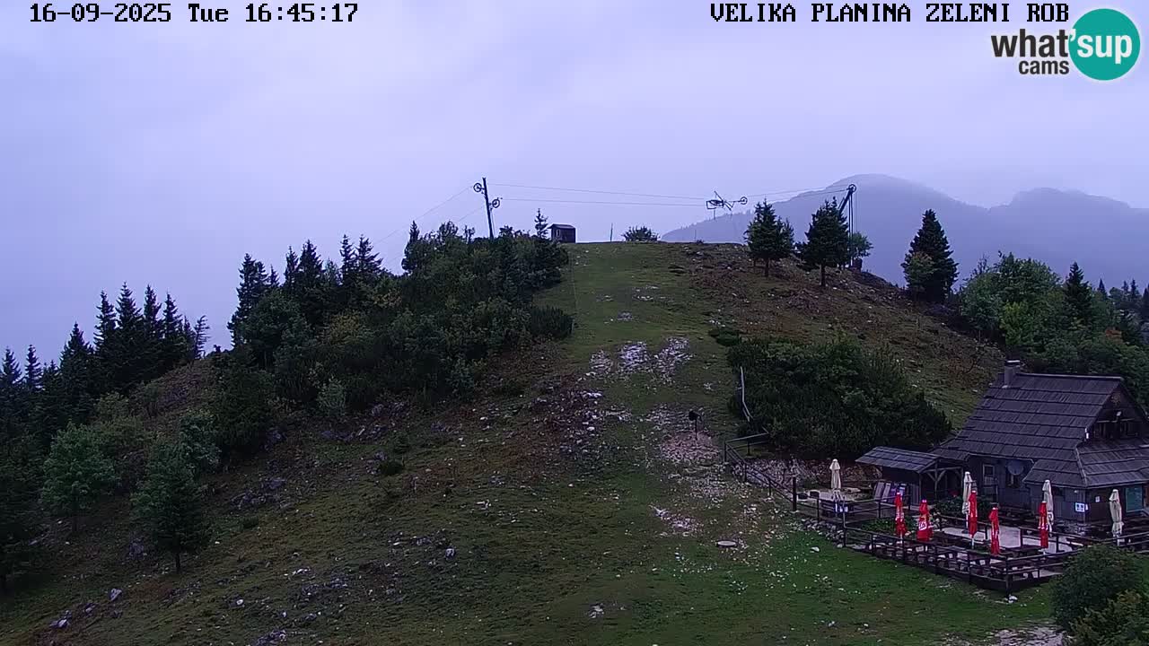 Zeleni Rob – Webcam live | Velika Planina
