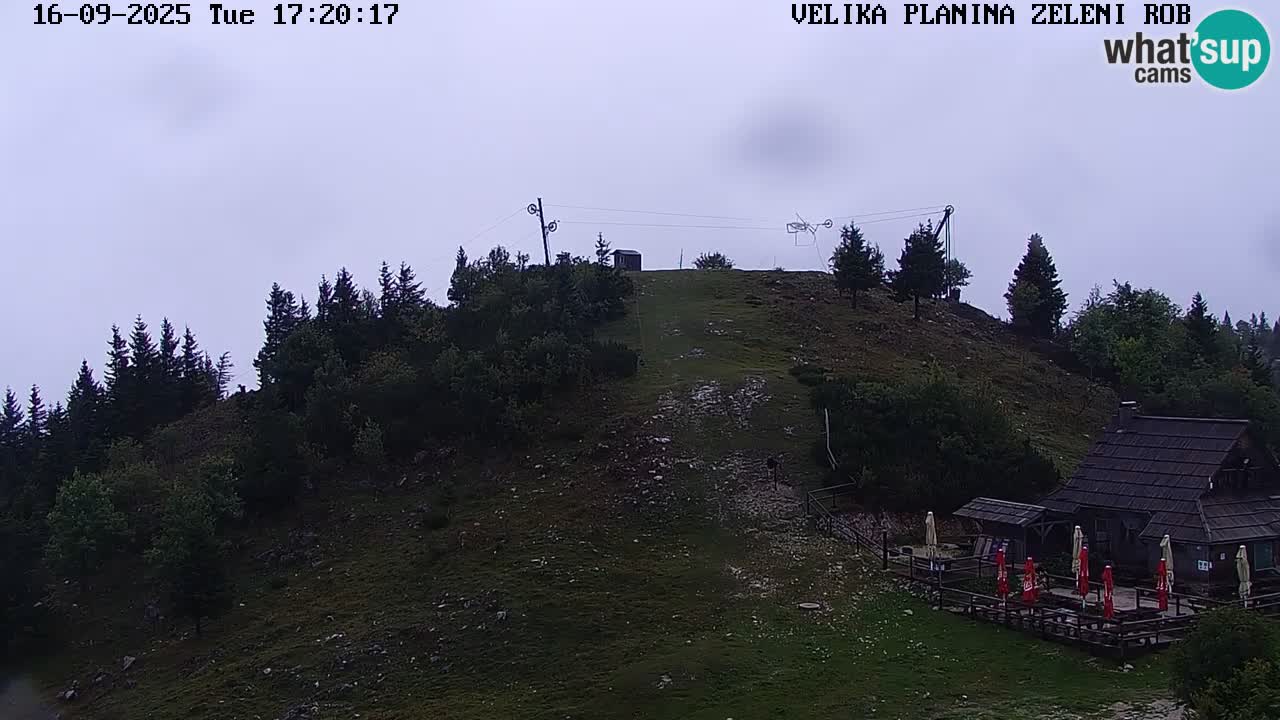 Zeleni Rob – Webcam live | Velika Planina