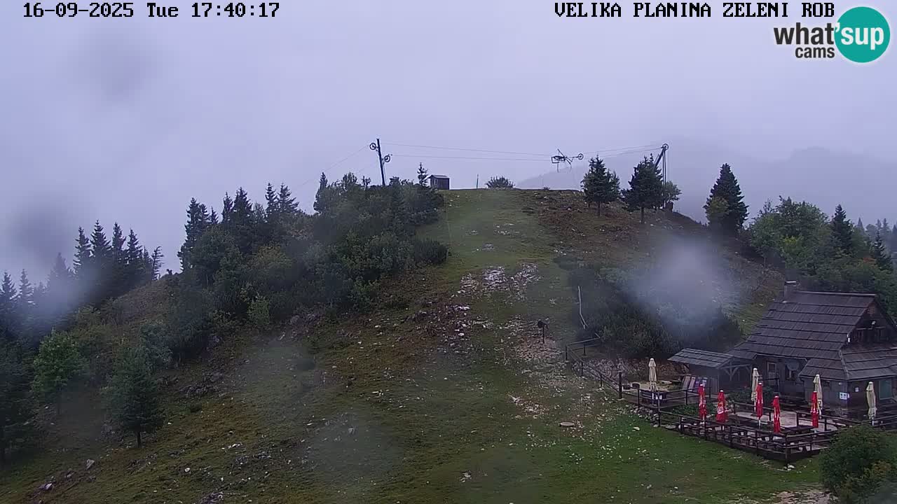 Zeleni Rob | Webcam live Velika Planina