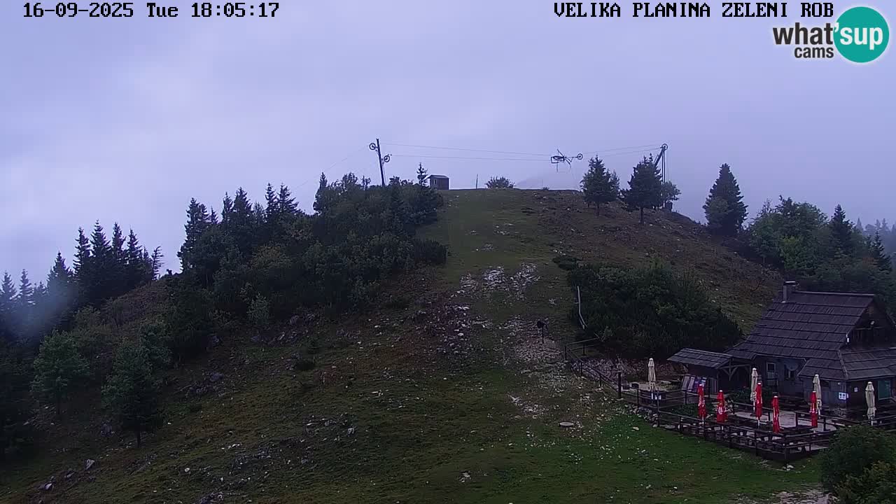 Zeleni Rob | Web kamera Velika Planina