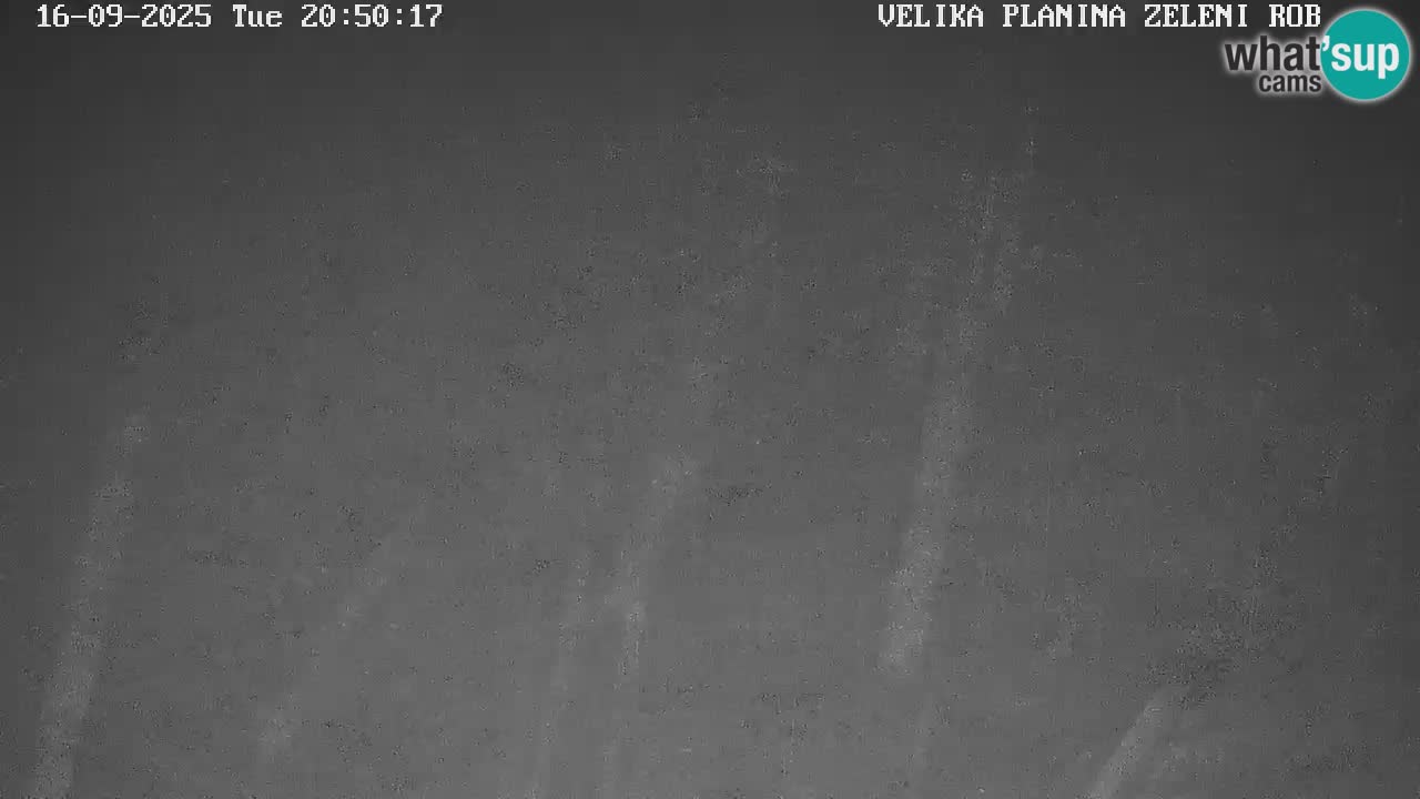 Zeleni Rob | Webcam en vivo Velika Planina