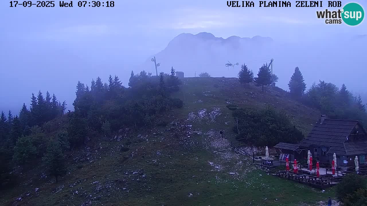Zeleni Rob | Webcam live Velika Planina